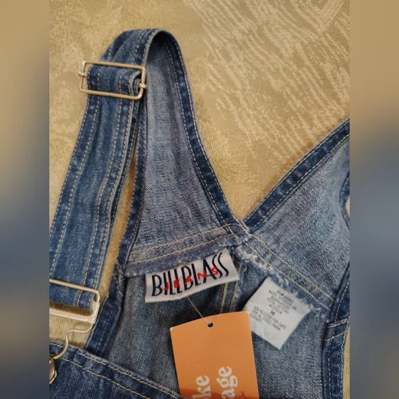 Denim Short Overalls - Classic Blue - Picture 6 of 6